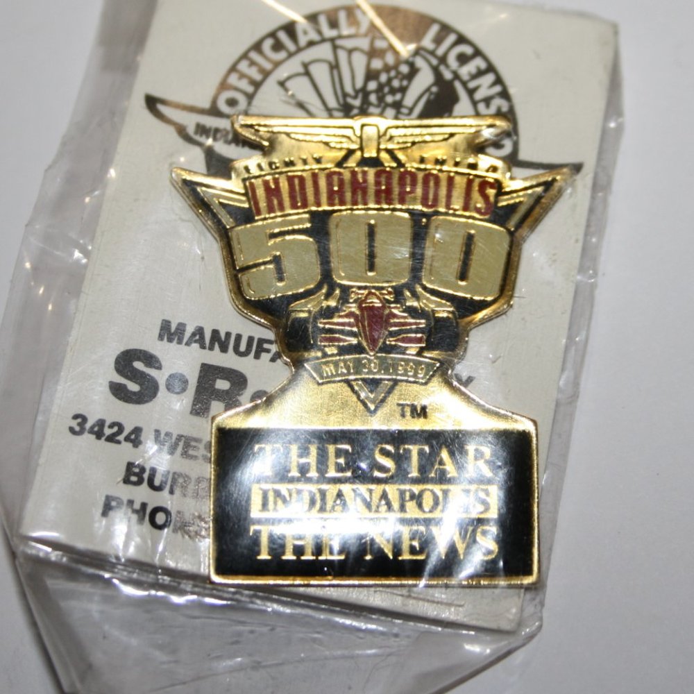 🏁✨ Indianapolis 500 Pin · 1999 · 1.5" · Brand New ✨🏁
